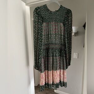 Anthropologie Flowy Boho Dress
